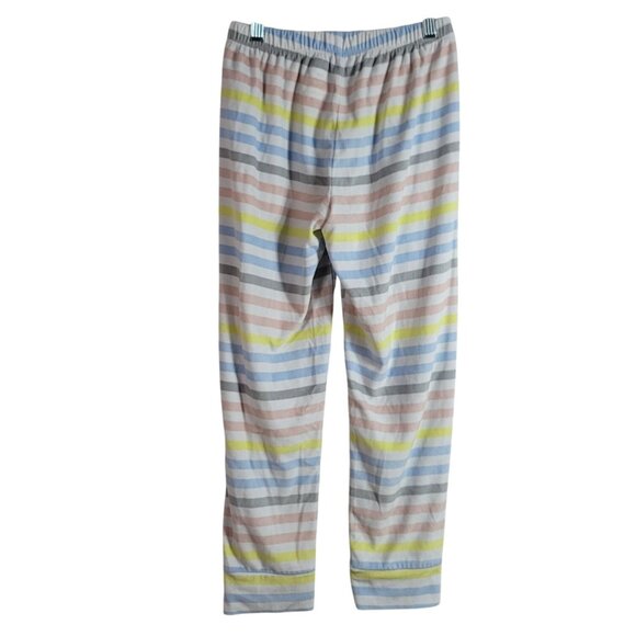 Wonder Nation Girls PJ Set Gray Pink Size 7 Medium 2 PC Koala Striped Pants READ - Picture 10 of 13